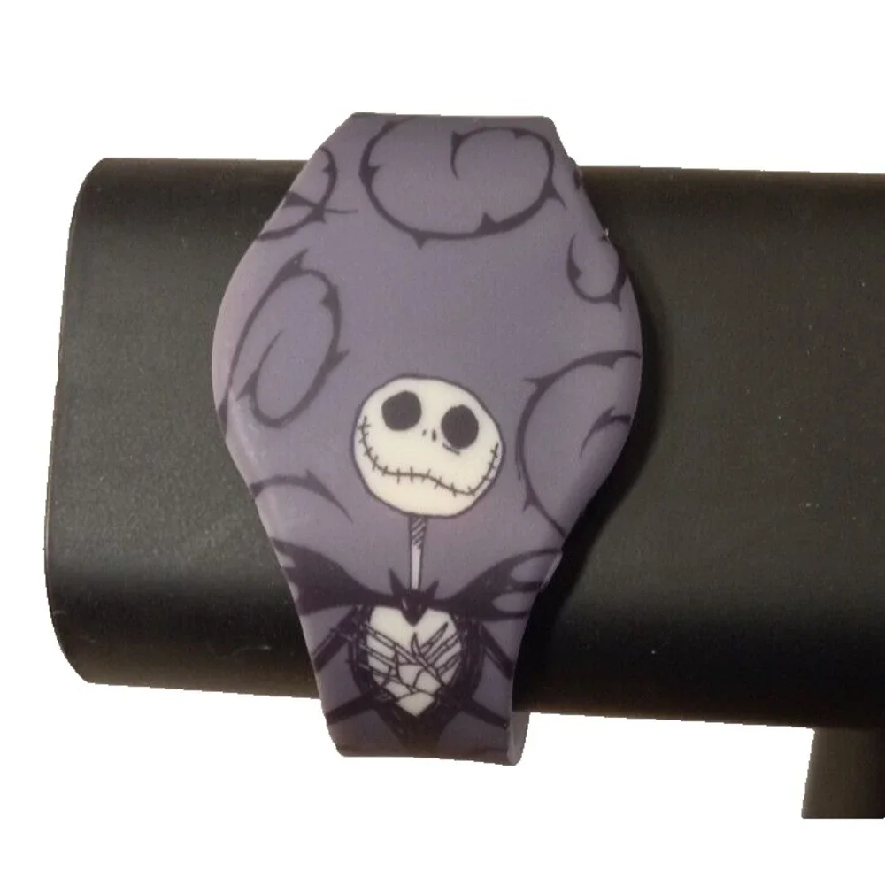 Jack Skeleton rubber flash wristwatch tap on time Nightmare before Christmas